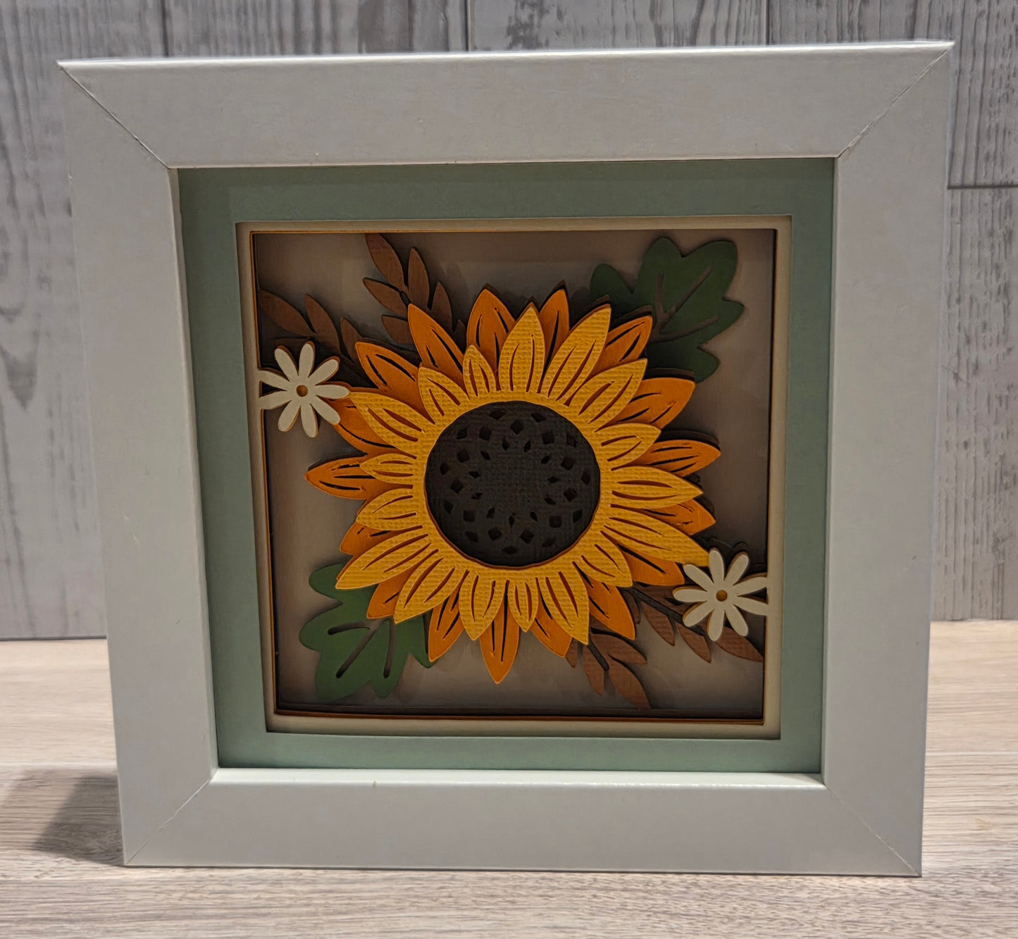 Sunflower 3d Shadowbox