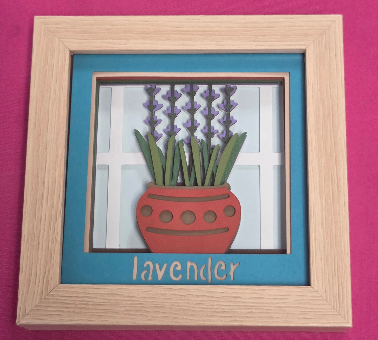 Lavender 3D Shadowbox