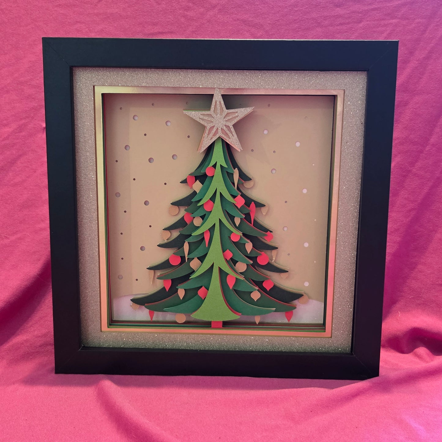 Christmas Tree Shadow Box