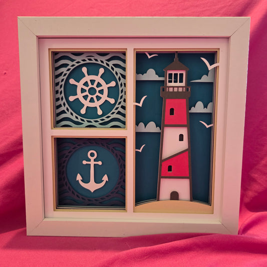 Lighthouse Shadow Box