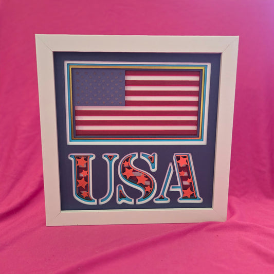 USA Shadow Box
