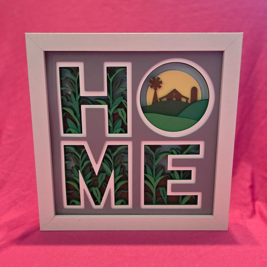 Midwest Home Shadow Box