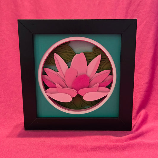 Lotus Shadow Box