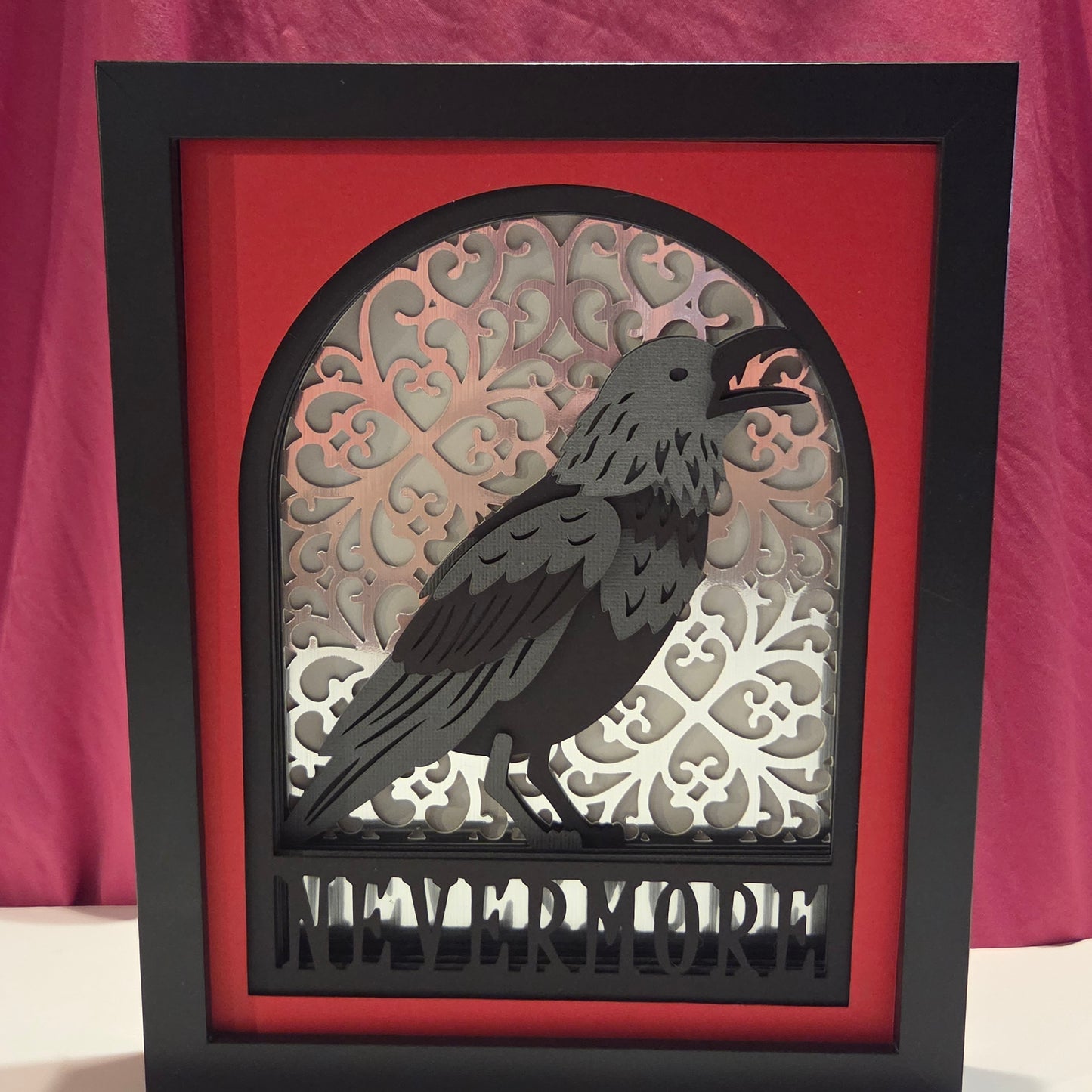 8x10 Raven Shadow Box